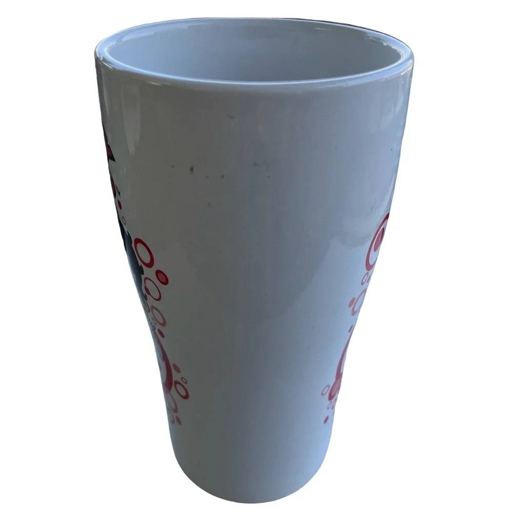 Betty Boop Tall Ceramic Coffee Mug Tea Cup 2011 Vandor White Red Character Gift